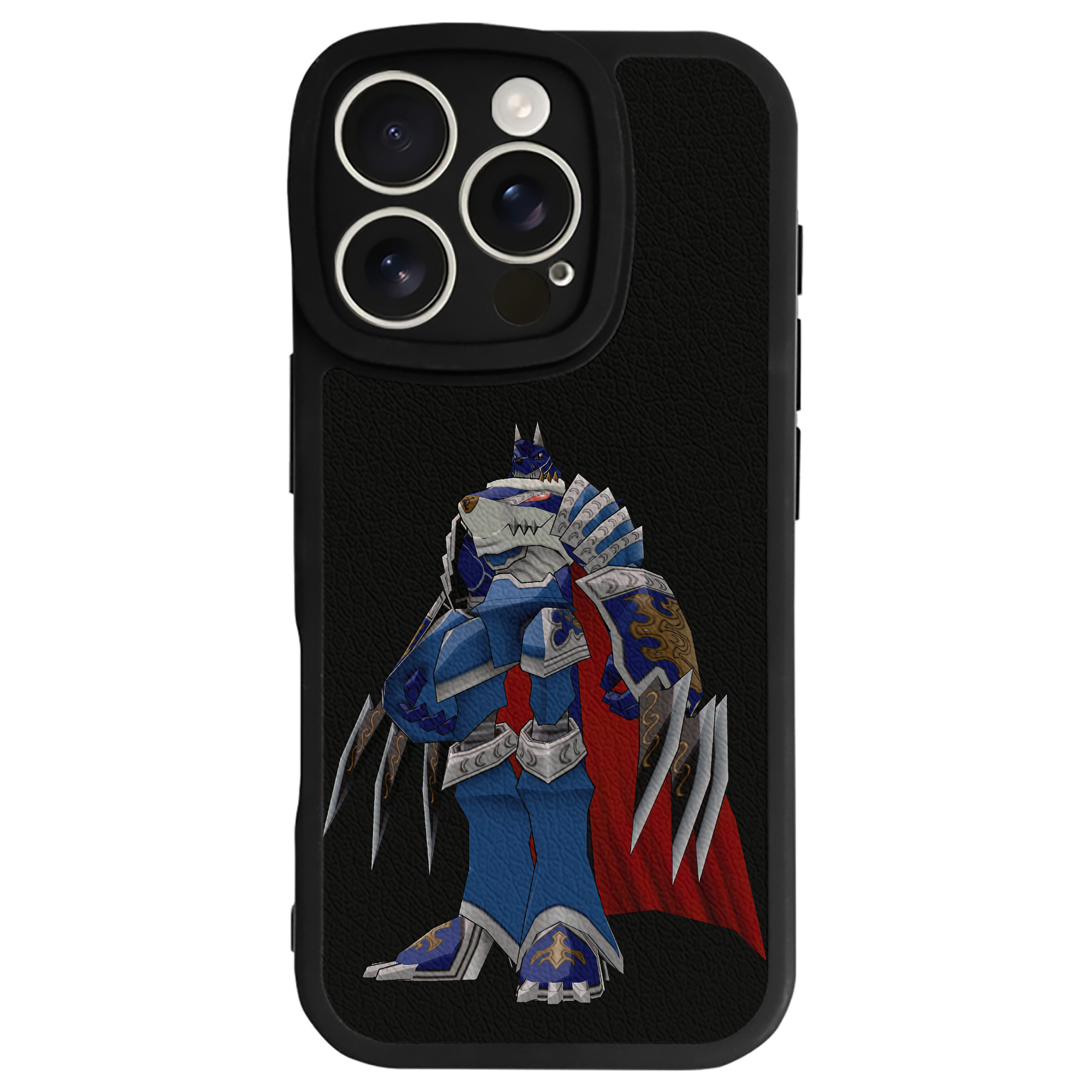 （画像用） Digimon デジタルモンスター/デジモン 【iPhone 16シリーズ対応】シリコンスマホケース（レザー調） 材質：シリコン